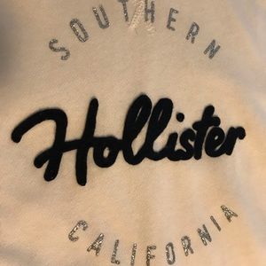 Hollister White Hoody